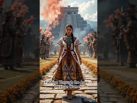 Fashion Through the Ages - Mexican Women #fashion #fashinstyle #fashionhistory #fashionthrowback