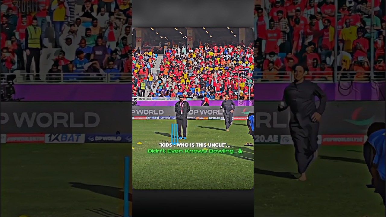 Kids Didn't Recognize Shoaib Akhtar 🏏