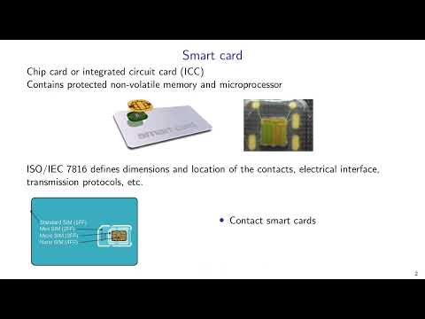 Applied Cryptography: 10. Smart cards (EstEID)