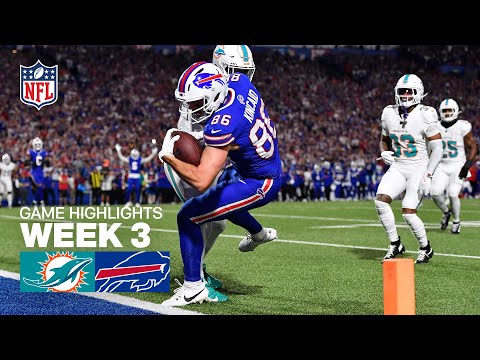 Miami Dolphins vs Buffalo Bills Game Highlights | 2025 NFL Season Week 3