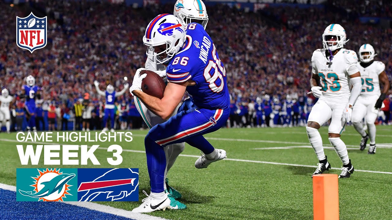 Miami Dolphins vs. Buffalo Bills Week 3 Highlights | 2025 NFL Season 🏈