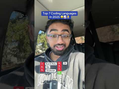 Top 7 IN DEMAND Coding Languages 2025