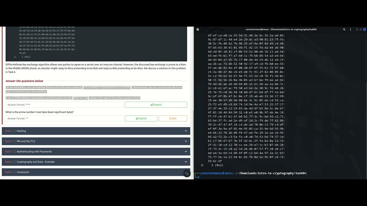 Introduction to Cryptography on TryHackMe