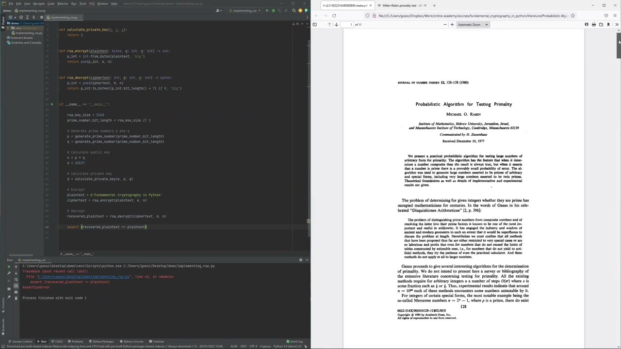 Master RSA Encryption with Python: Step-by-Step Implementation 🔐 (Part 2)