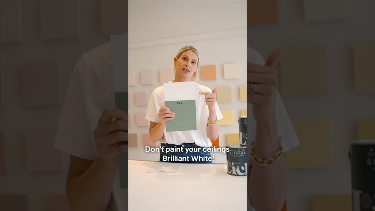 Avoid Bright White Ceilings ❌ | Colour Tips with Tash