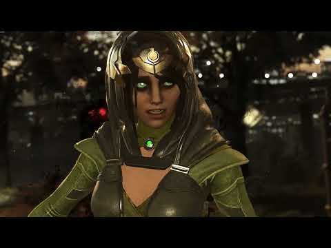 Superheroine Fight Enchantress vs Black Manta vs Brainiac