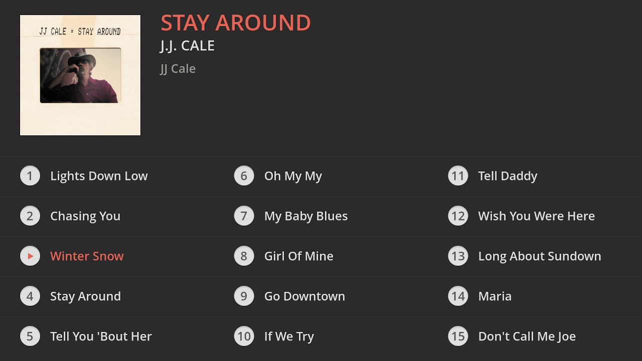 JJ Cale - Stay Around (Full Album) 🎶