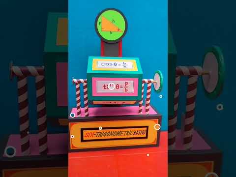 Math TLM six Trigonometric Ratios//Math project//Math working model//Math 3D Model//Geometric TLM.