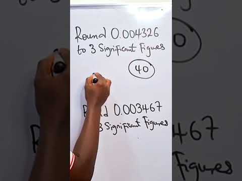 WATCH AN EASY WAY OF ROUNDING UP TO SIGNIFICANT FIGURES. #viralvideo #viral #maths #MATHS
