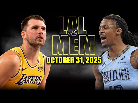 Los Angeles Lakers vs Memphis Grizzlies Full Game Highlights - October 31, 2025 | NBA Season