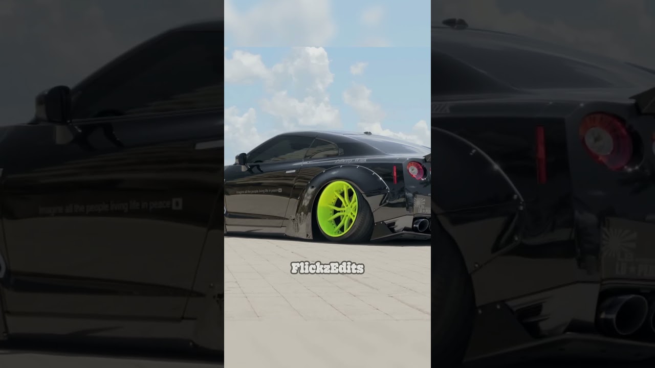Liberty Walk Bagged Nissan GTR Black Edition 🚗