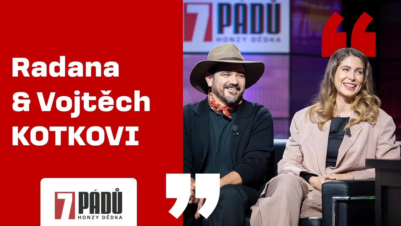 1. Radana a Vojtěch Kotkovi na talkshow 7 pádů Honzy Dědka