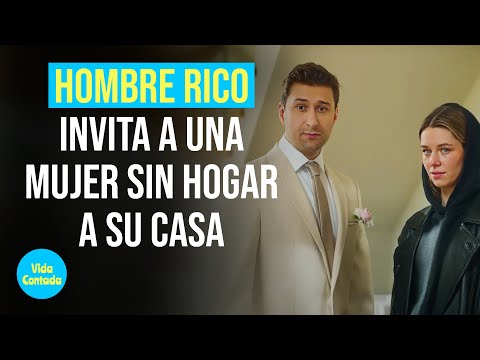 Hombre rico invita a una mujer sin hogar a su casa @VidaContadaInspira