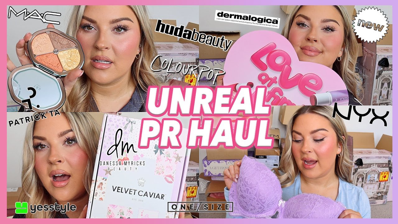 Huge PR Makeup & Beauty Haul 🎁 Unboxing New Finds