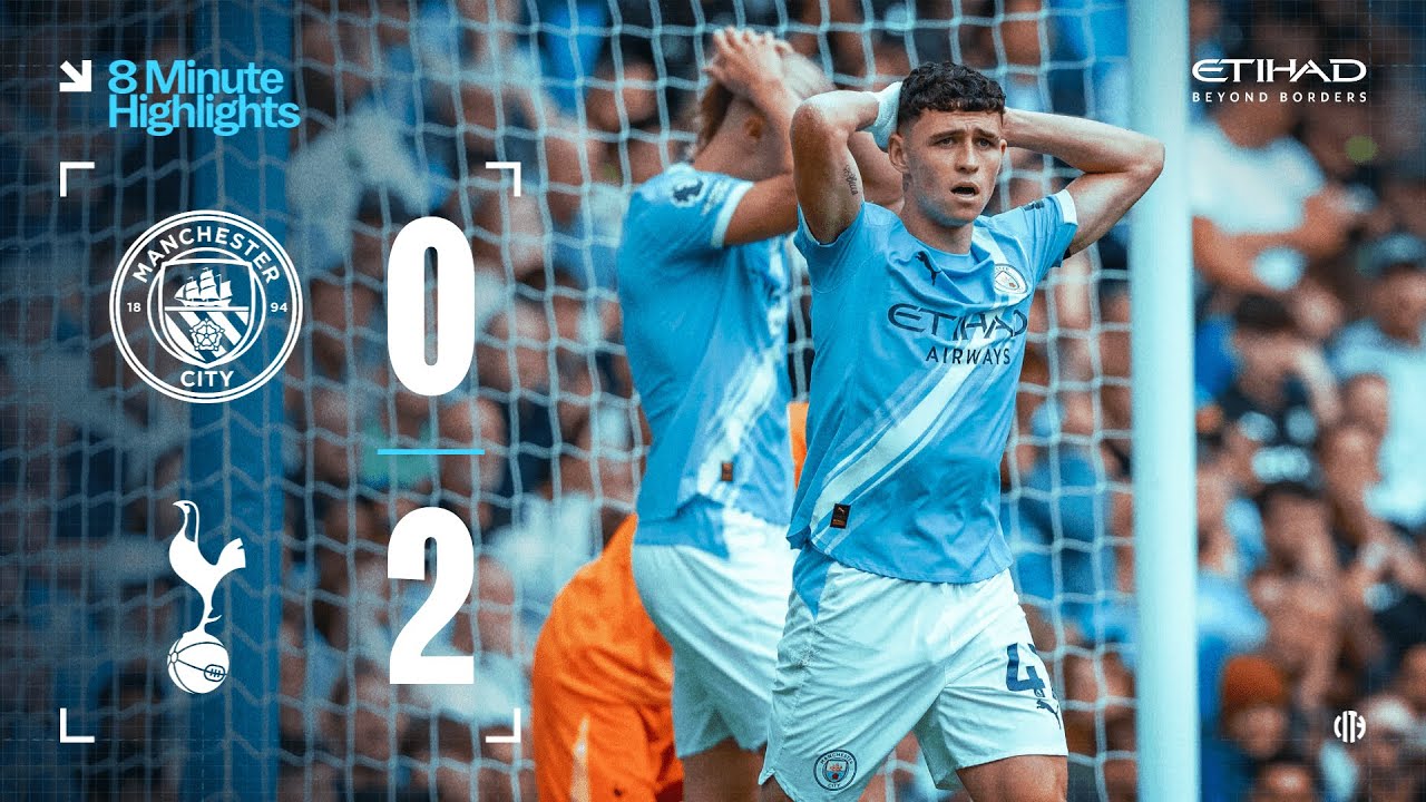 Match Highlights | City 0-2 Tottenham | Tough Home Defeat