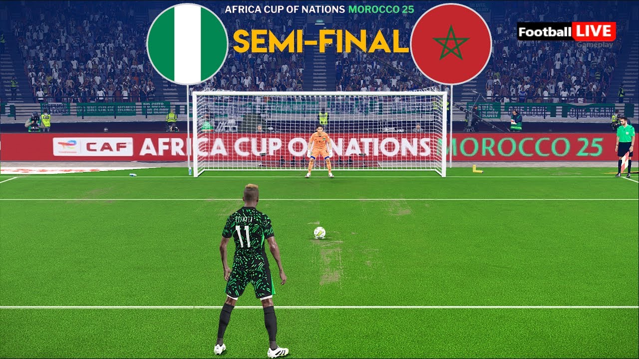 Nigeria vs Morocco AFCON 2025 Semi-final Penalty Shootout β½