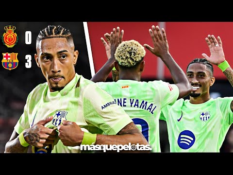 ¡UN BARÇA ARROLLADOR DESTROZA AL MALLORCA!