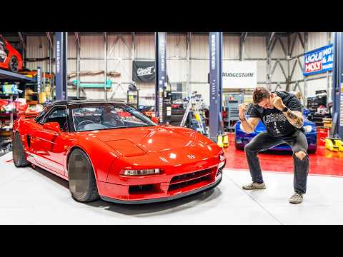 FIRST DRIVE IN MY RESTORED NSX!! - NEW WHEELS & SUSPENSION