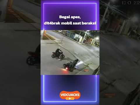 Begal apes,dit4brak mobil saat beraksi #maling #viralnews #malingmotor