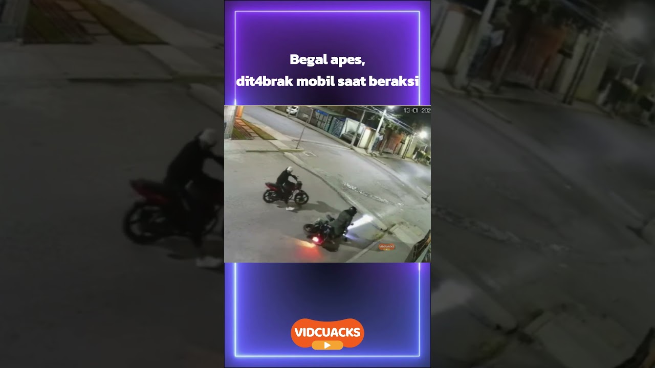 Begal Apes dan Mobil Dirampas Saat Beraksi #Maling #ViralNews #MalingMotor