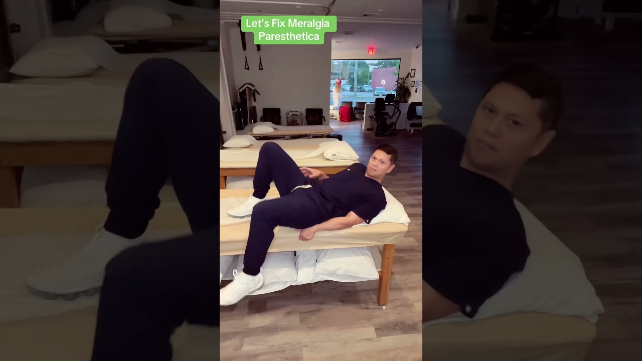 Hip Pain or Meralgia Paresthetica? Let’s Fix it. #physicaltherapy #nervepainrelief