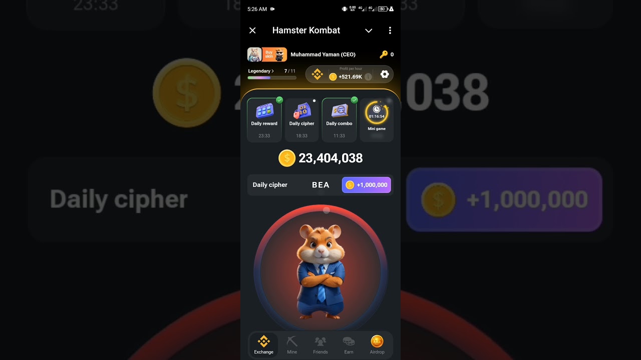 20 Unlock Today's Hamster Kombat Cipher Code – July 20 🐹