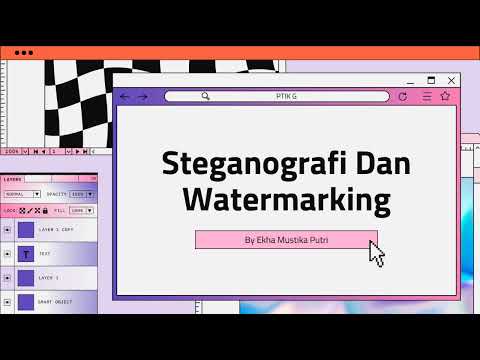PRAKTIK STEGANOGRAPHY DAN WATERMARKING