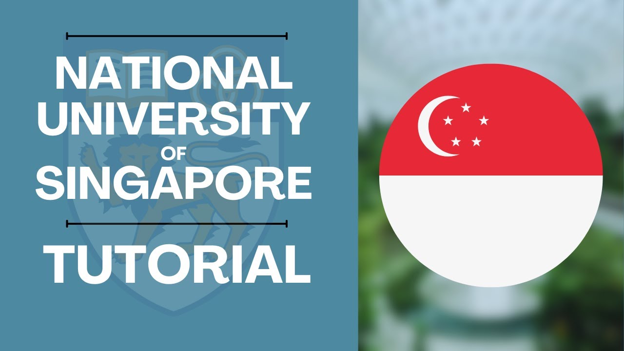 Ultimate Guide to Applying to NUS 🇸🇬 | Step-by-Step Tutorial