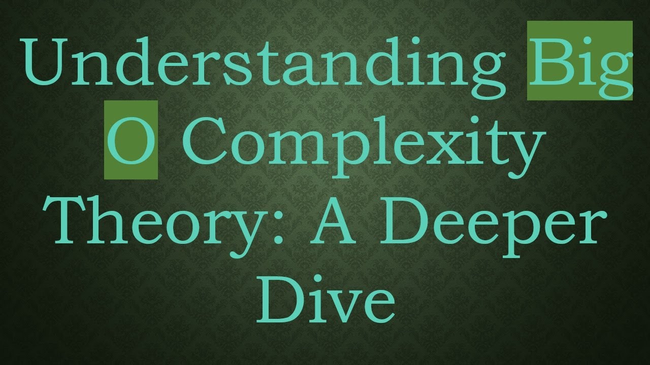 Master Big O Complexity: Boost Your Coding Efficiency 📈