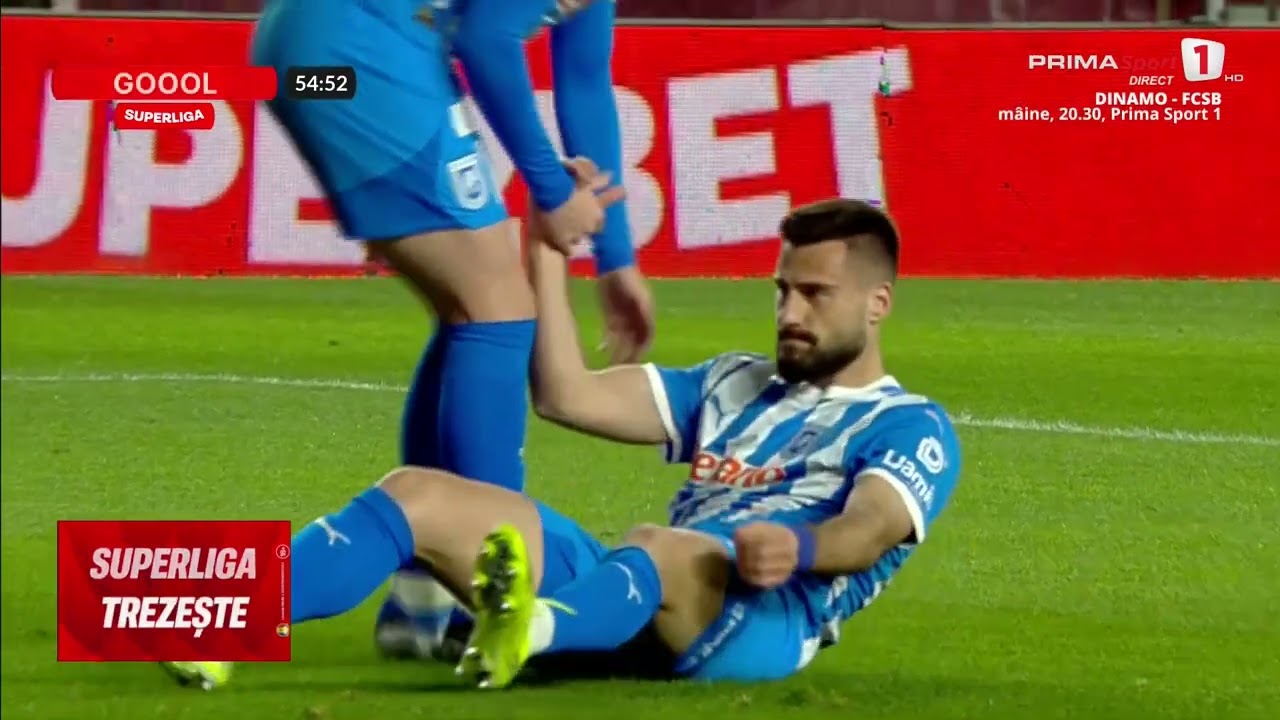 Rezumat: Rapid - Universitatea Craiova 1-2 | Gol decisiv al lui Mitriță în minutul 90+4 ⚽