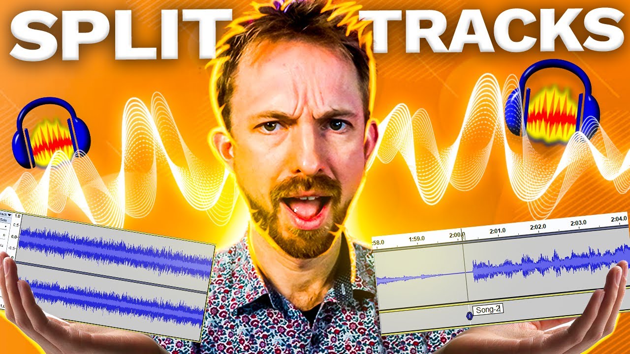 Splitting Tracks in Audacity 🎵