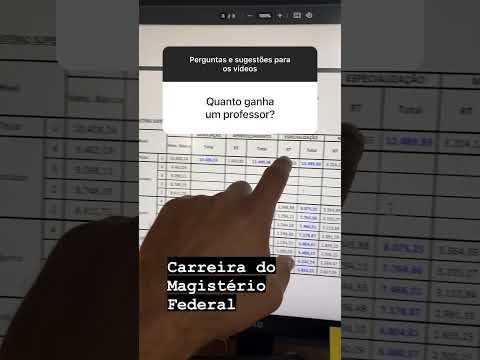 Quanto ganha um professor federal? #concursopublico #magisterio #magisteriofederal