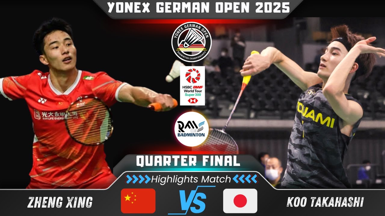 WANG Zheng Xing vs Koo Takahashi | German Open 2025 ๐ธ