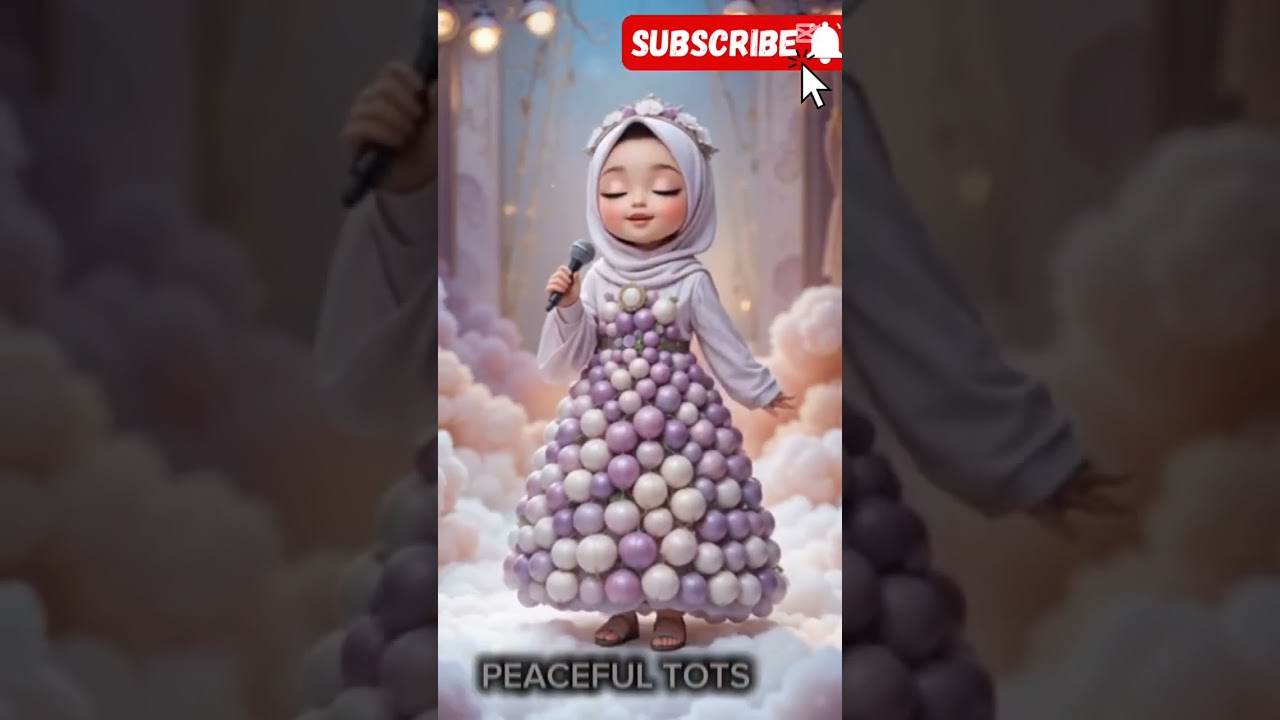 Cute Muslim Girls in Magical Dresses 🌿🍋🍠 | Viral Short for Peaceful Tots