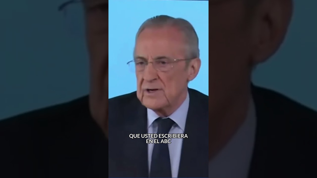 Florentino Pérez arremete contra la prensa 📰
