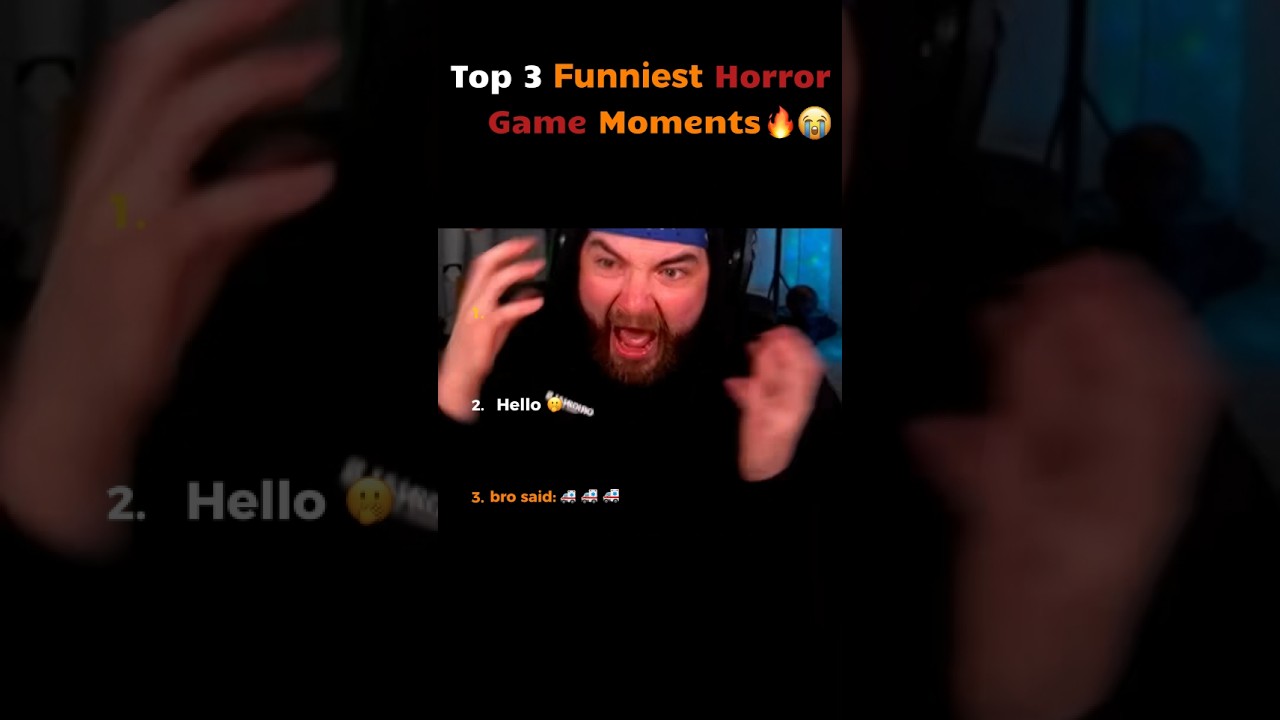 Top 3 Funniest Horror Game Moments ๐