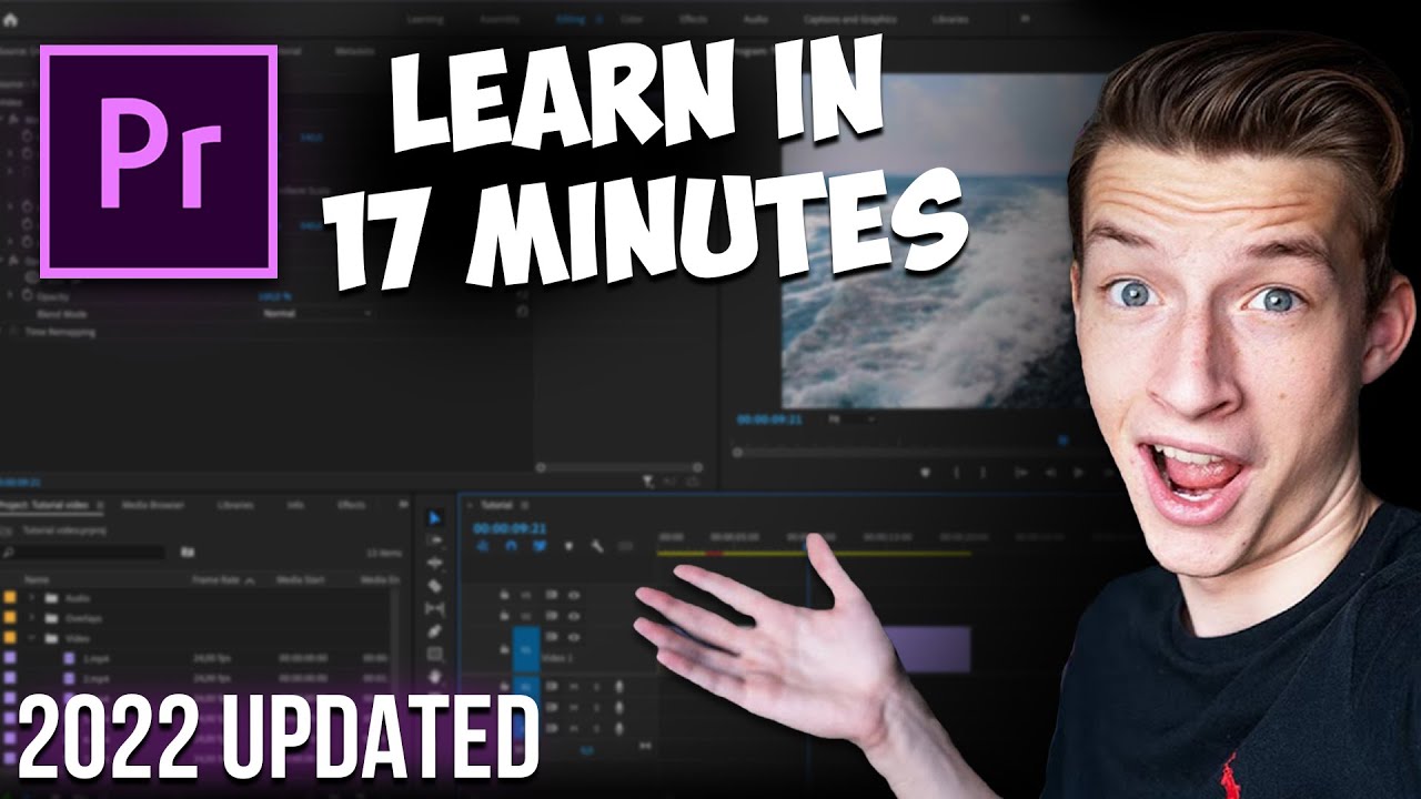 Premiere Pro Beginner Tutorial 2022/2023 🎬