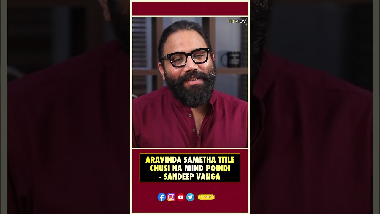 Aravinda Sametha Title Song - Sandeep Vanga | ASVR | Thyview