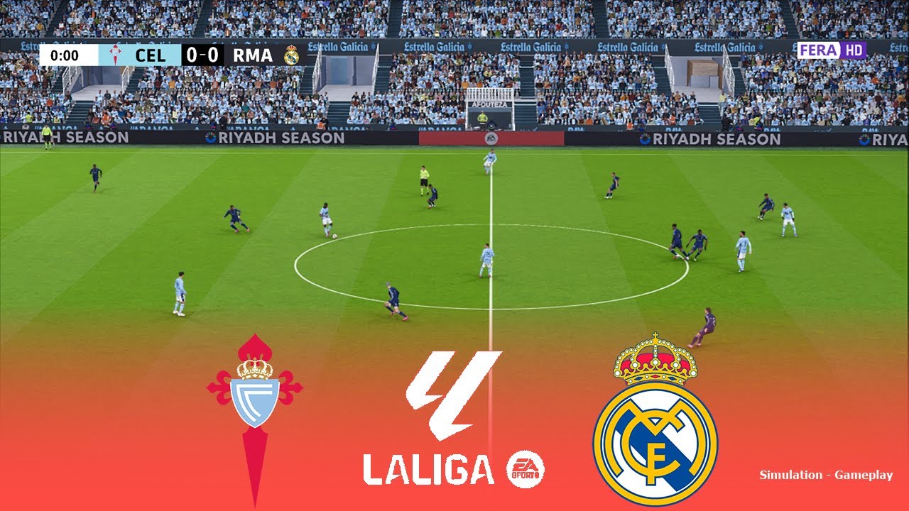 CELTA VIGO vs REAL MADRID Live | La Liga 2026 | 06 March 2026 | Simulation PES 2021 Gameplay
