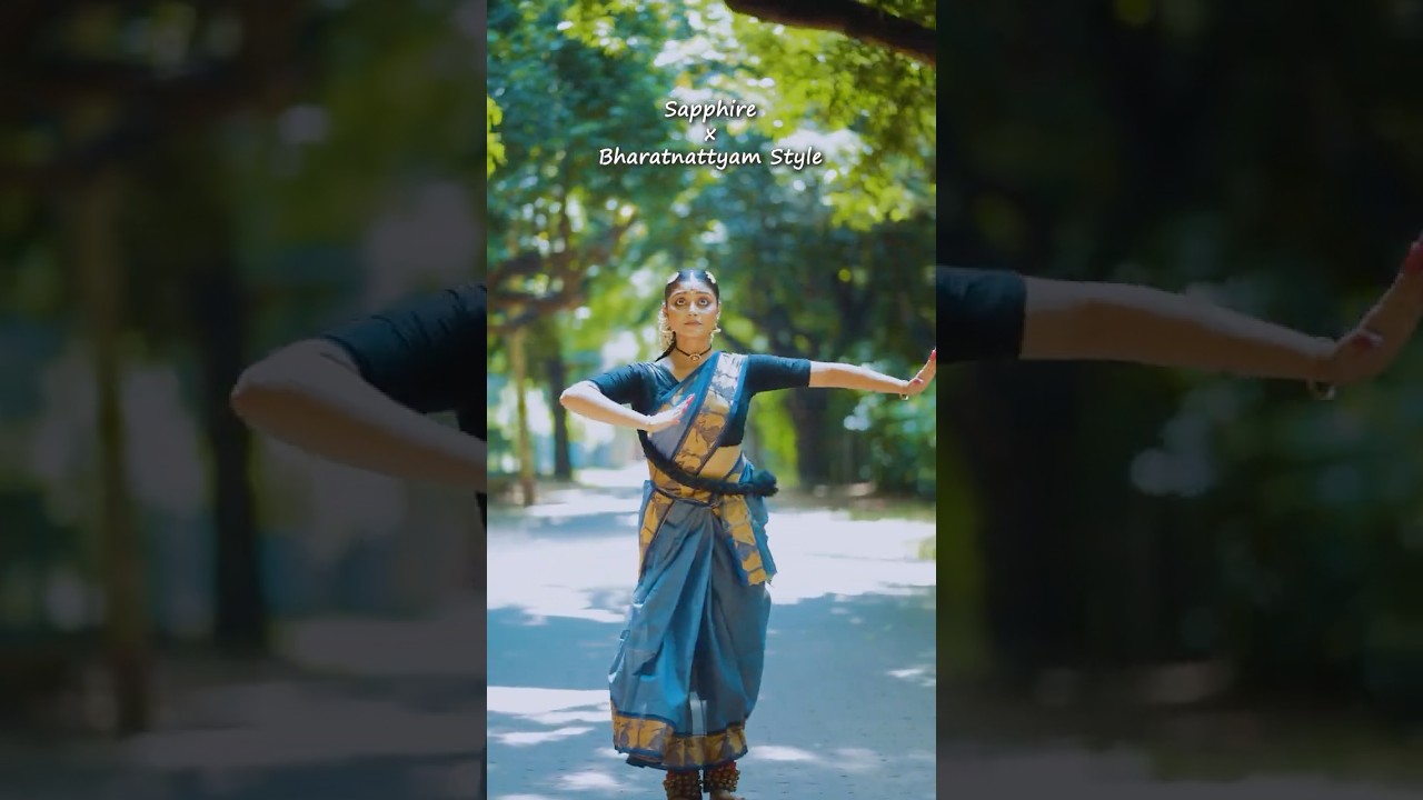 Sapphire X Bharatnattyam || #trending #shortsfeed #viralshorts #edsheeran #sapphire #fusion