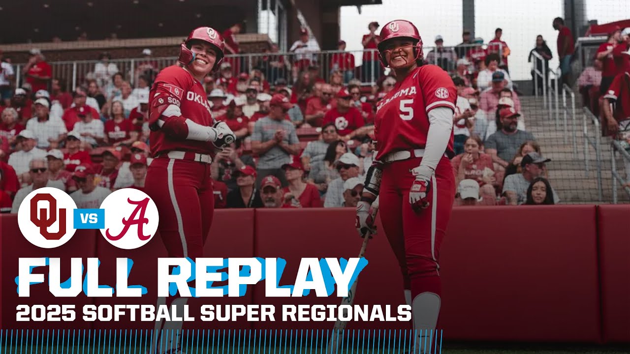 Oklahoma Tops Alabama in 2025 Softball Super Regionals