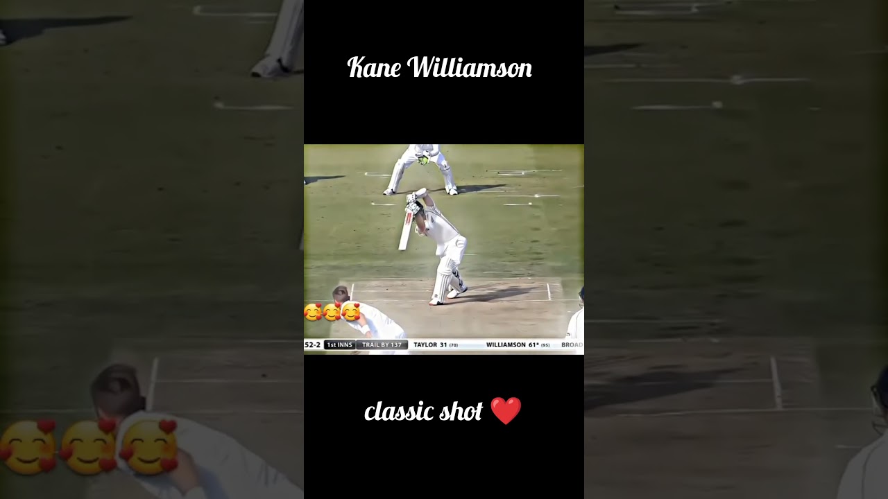 Kane Williamson: Cricket's Top Shot ❤️