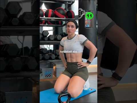 Her Kettlebell Abs Workout