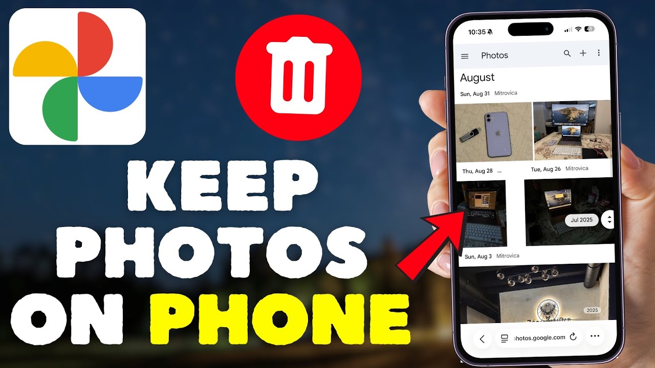 Delete Photos from Google Photos Without Removing from Phone 📱