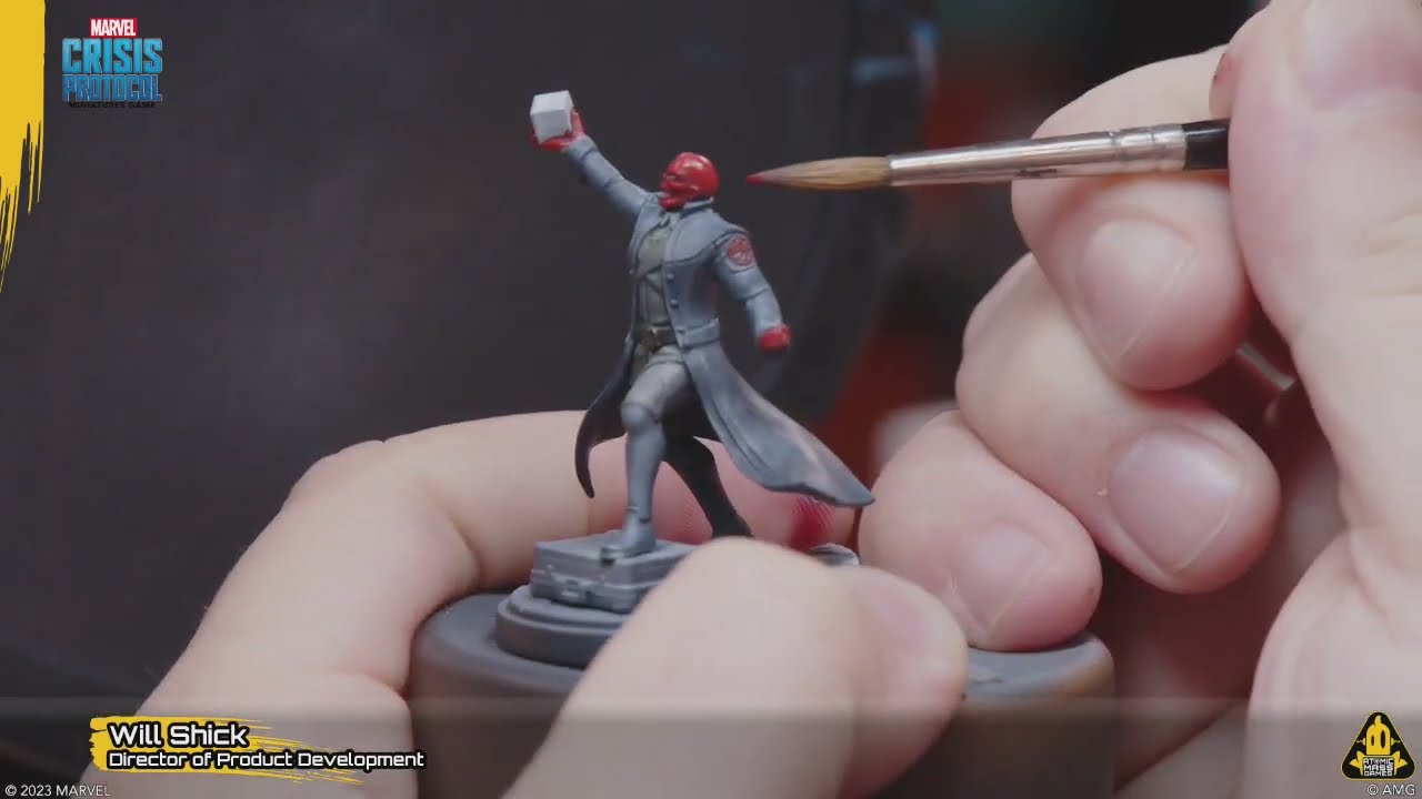 Atomic Mass Games - Marvel: Crisis Protocol - Painting Earth's Mightiest Core Set Red Skull