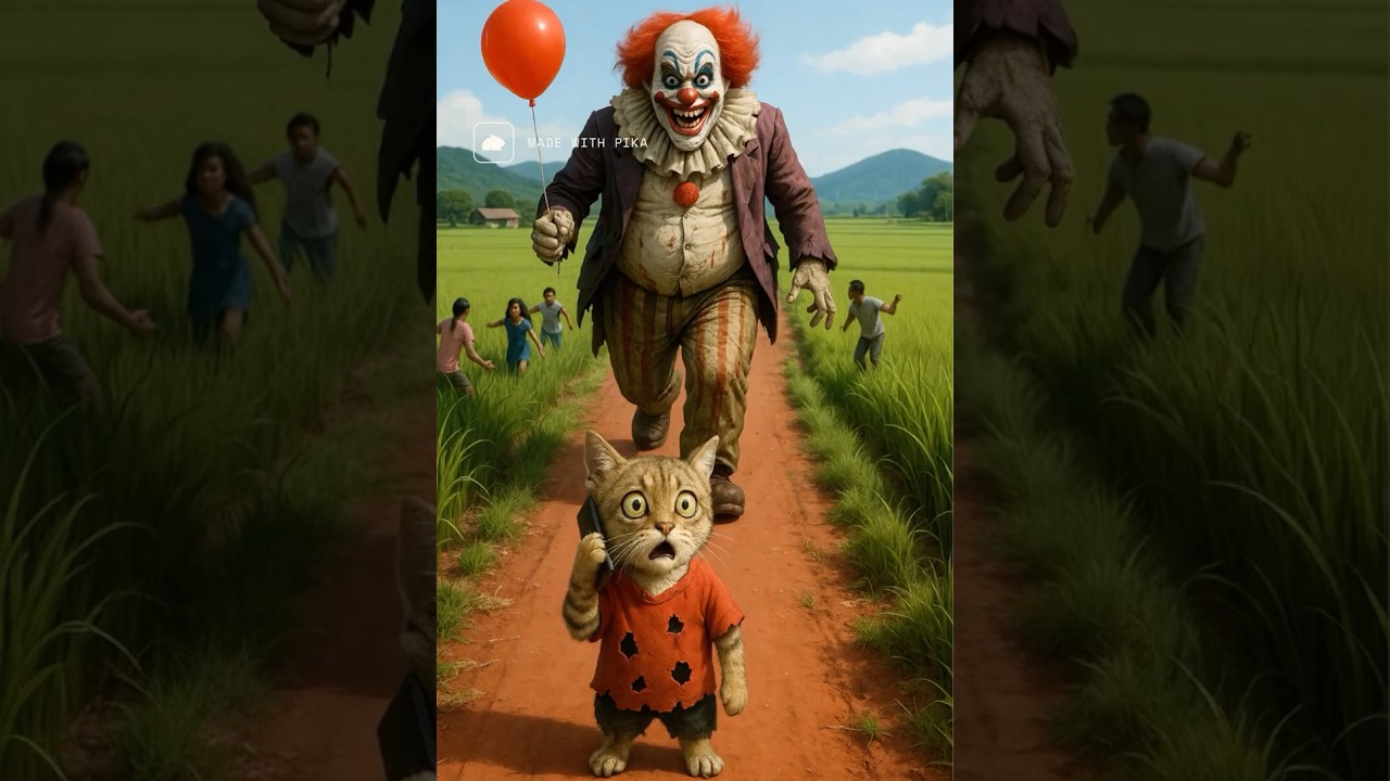 Cat Rescues Joker at Work 🐱