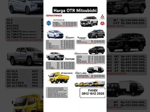 Harga Otr Mitsubishi Januari 2025