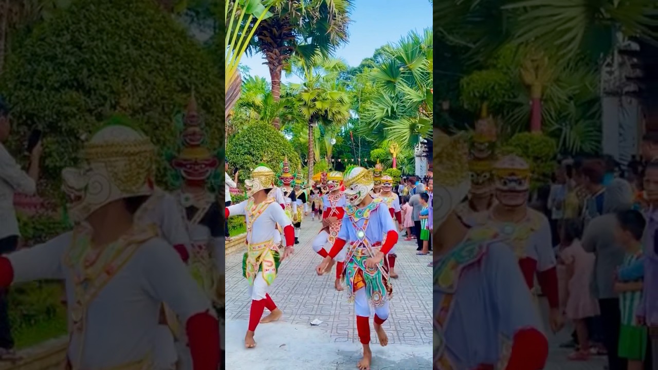 Khỉ Hội Tụ Trong Lễ Hội Kathina Khmer 2024 🐒