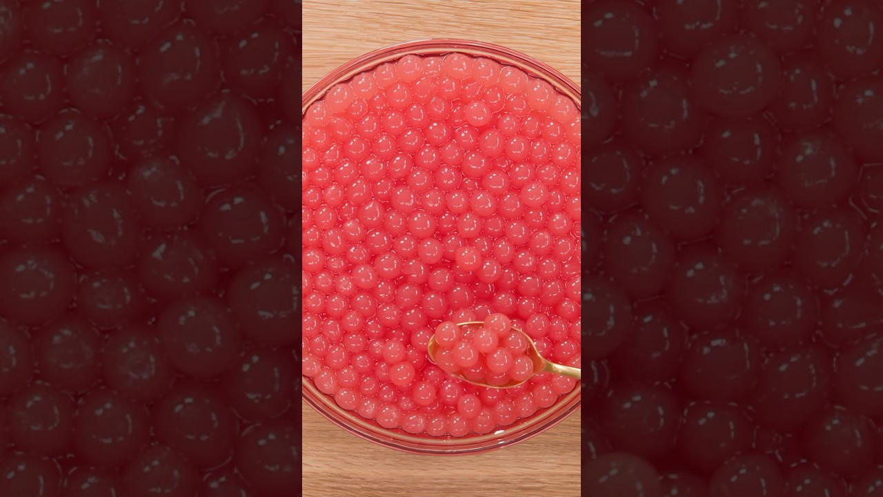 Viral Watermelon Boba Recipe 🍉
