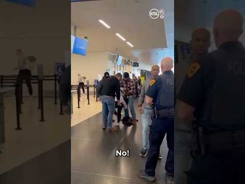 Shocking ICE arrest at Salt Lake City International Airport caught on camera